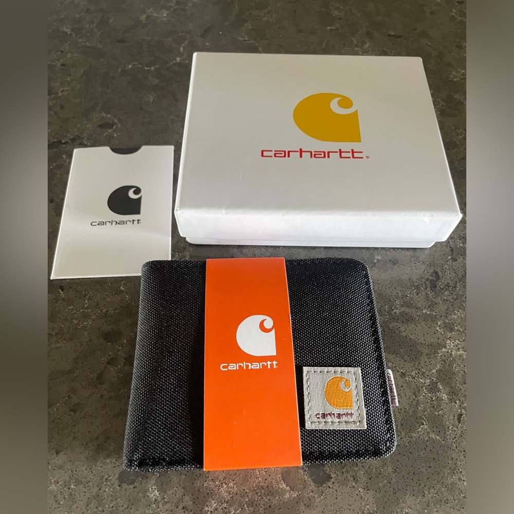 Carharrt wallet black new